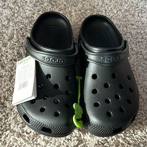 Crocs-Black Classic Clog- Unisex Mens 9/Womens 11